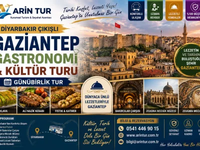 Diyarbakır Çıkışlı Gaziantep Gastronomi & Kültür Turu