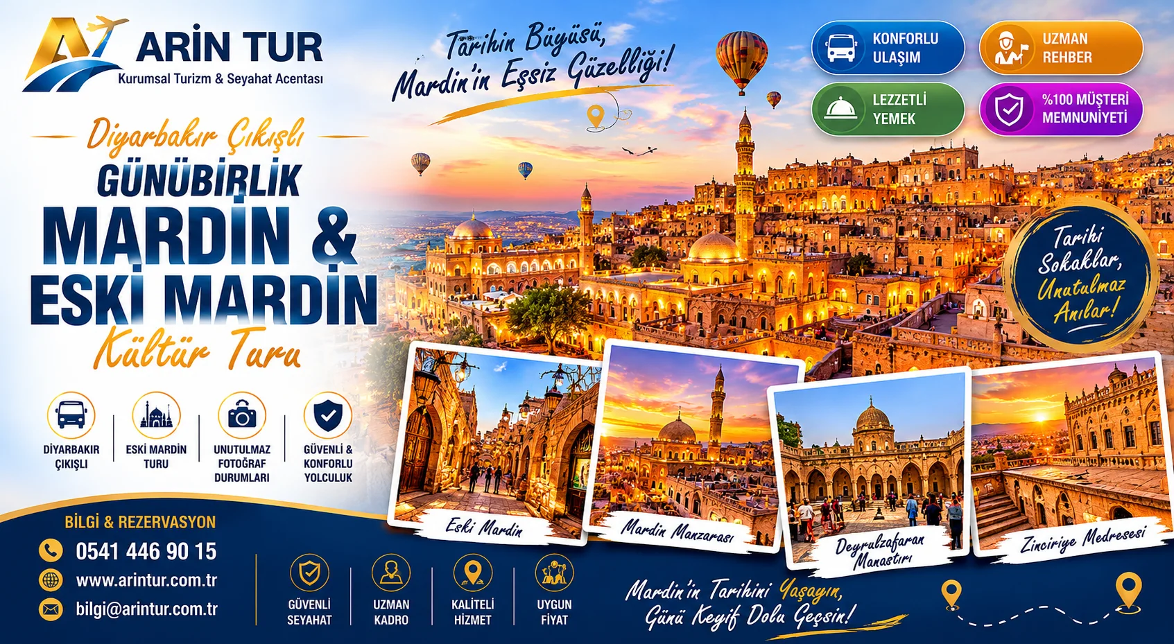 Diyarbakır Çıkışlı Günübirlik Mardin & Eski Mardin Kültür Turu